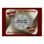 Baseball Dad Add Photo Template Card