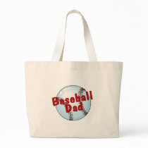 Baseball Dad Tote Bag