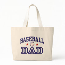 Baseball Dad Canvas Bag