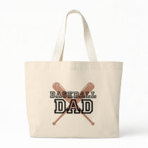 Baseball Dad Tote Bags