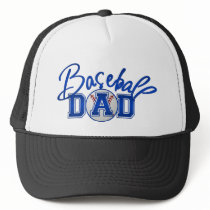 Baseball DAD blue Trucker Hats