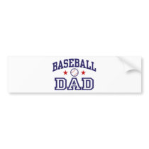Baseball Dad Bumper Sticker