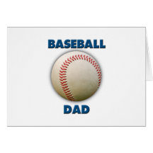 Baseball Dad Card
