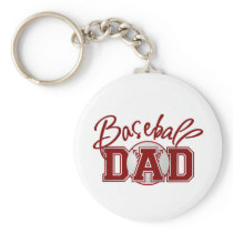 Baseball DAD Key Chain