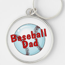 Baseball Dad Keychain
