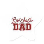 Baseball Dad stickers