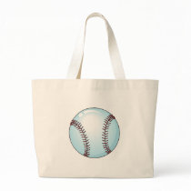 Baseball (Detailed) Tote Bags