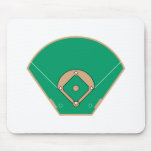 baseball diamond field mousemats