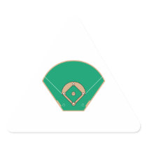 baseball diamond field triangle stickers