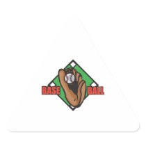 baseball diamond graphic sticker
