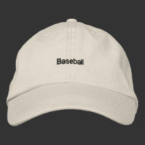 Baseball Embroidered Cap Stone embroidered hats