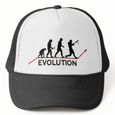 Baseball Evolution hat by sports_tshirts