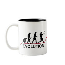 Baseball Evolution mug