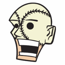 baseball face fan fanatic cut outs