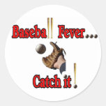 Baseball Fever... Catch it! T-shirt Sticker