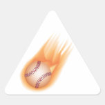 baseball fire sticker