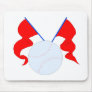 Baseball (Flags) Mouse Pads