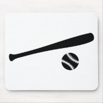 baseball gear mouse pad