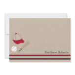 Baseball Gears Flat Thank You/Note Cards invitations