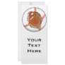 baseball glove and baseball vector design rack card template