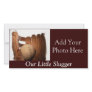 Baseball Glove & Ball Photo Greeting Card