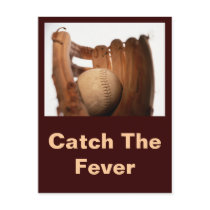 Baseball Glove & Ball Post Card
