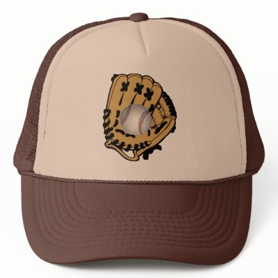 Baseball & Glove Hat by deesbasenjis