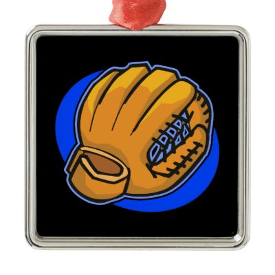 baseball glove Christmas Ornament