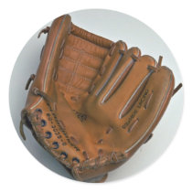 Baseball glove stickers