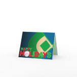 Baseball Happy Holiday Card