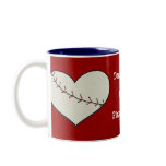 Baseball Heart Coffee Mug