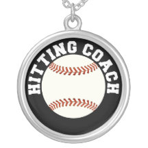 Baseball Hitting Coach Custom Necklace