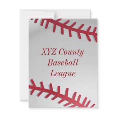 Baseball Invitation by rdwnggrl