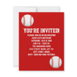 Baseball Invitations