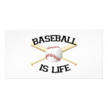 Baseball is Life Custom Photo Card