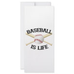 Baseball is Life Custom Rack Cards