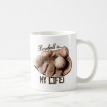 Baseball is…My Life! Glove Mug