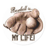 Baseball is…My Life! Glove Sticker