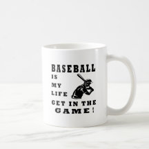 Baseball Is My Life Mugs