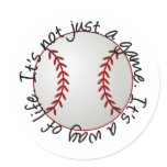 Baseball-its not just a game stickers