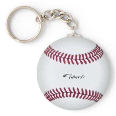 BASEBALL_Keychain1(Personalise) by BabyKidsWorld