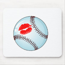 Baseball (Kiss) Mousepad