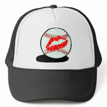 Baseball Lips Mesh Hats
