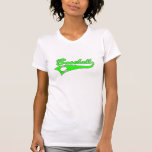 Baseball Logo Lime Green Shirt