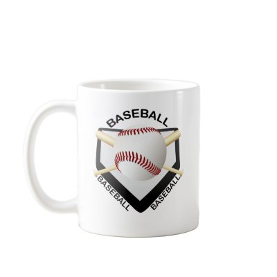 BASEBALL LOGO COFFEE MUGS by dgpaulart