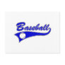baseball logo post card