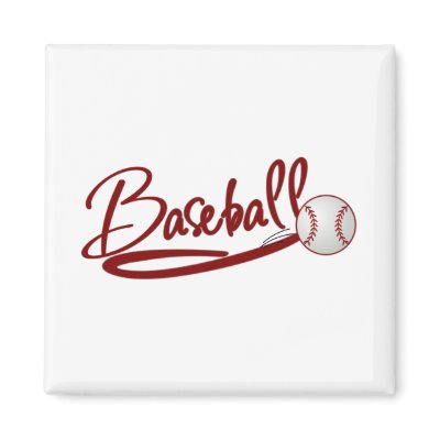 Baseball Magnet by Just2Cute
