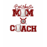 Baseball MOM and COACH t-shirts