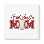 Baseball MOM Fridge Magnet