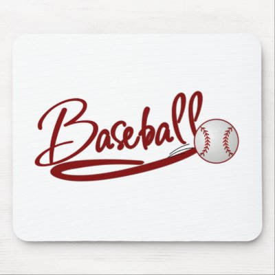 Baseball Mouse Mats by Just2Cute